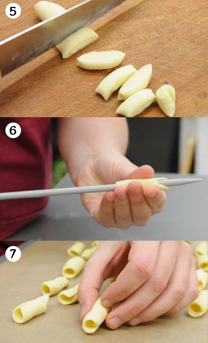 Moldear la pasta