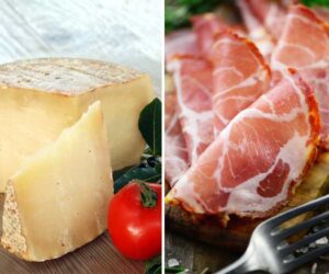 Cubierto con pecorino y capocollo