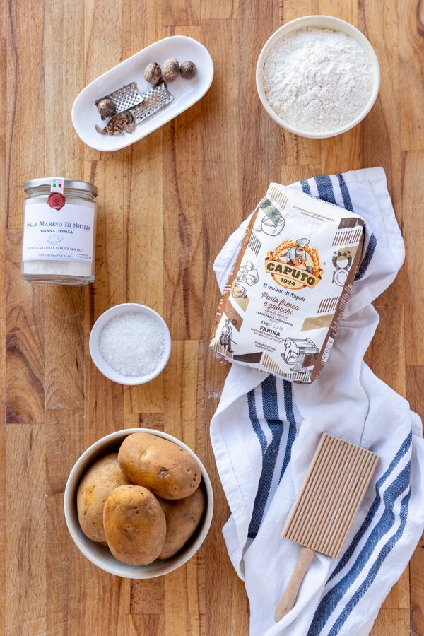 Ingredientes para hacer tus propios ñoquis