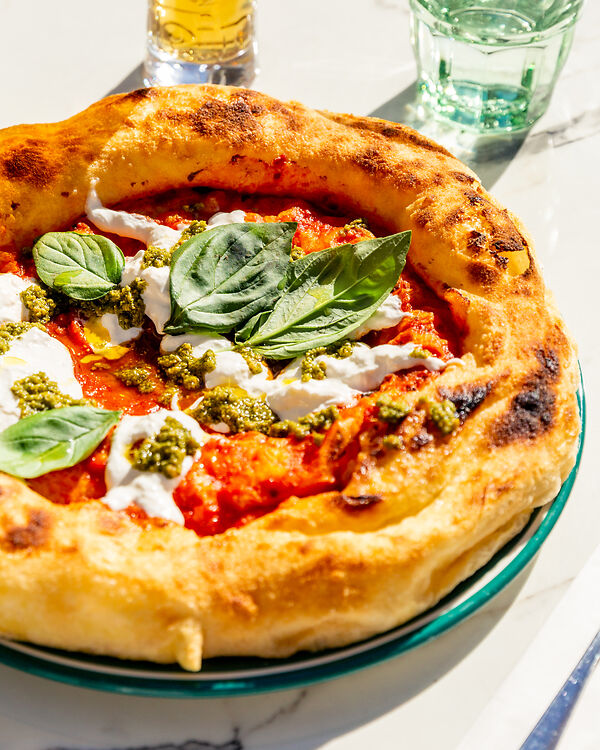 Pizza Nuvola - Para una pizza con una corteza muy alta y esponjosa