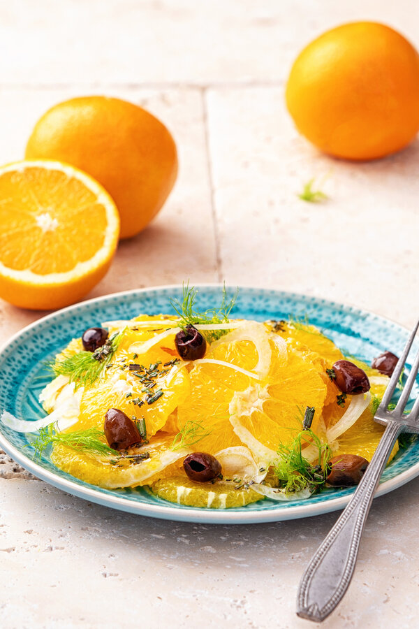 Ensalada de naranja siciliana