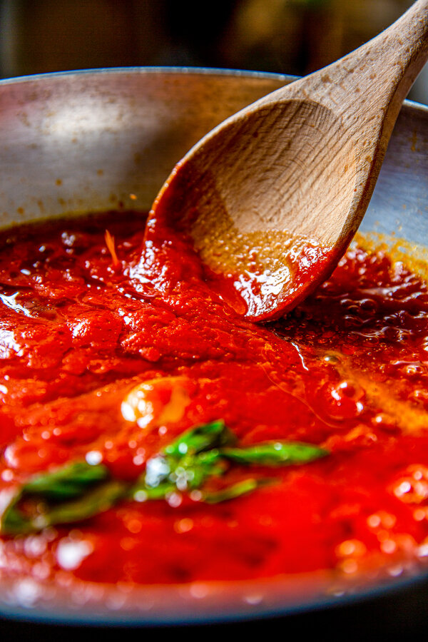 Salsa de tomate para canelones